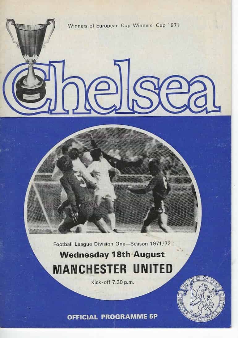 Programme Chelsea Tony Incenzo
