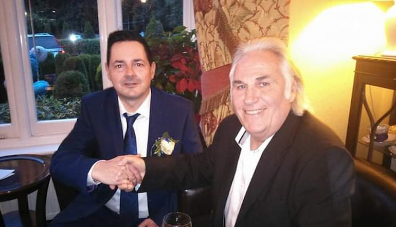 Gerry Francis QPR legend at Tony Incenzo wedding