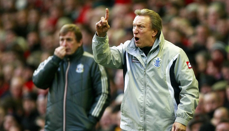 Neil Warnock arguing referee