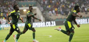 Senegal players