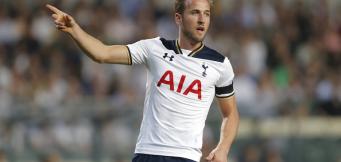 Harry Kane scores in a pre-season friendly match