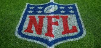 NFL logo on field