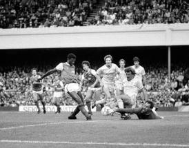 Liverpool goalkeeper Bruce Grobbelaar