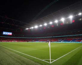 England pitch at Wembley