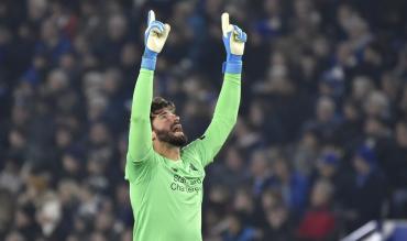 Liverpool goalkeeper Alisson Becker