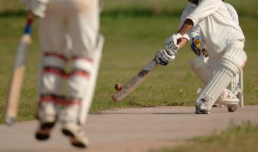 Batsman hits a six