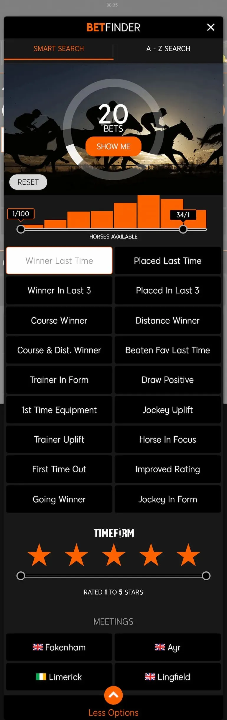 Betfinder 888sport